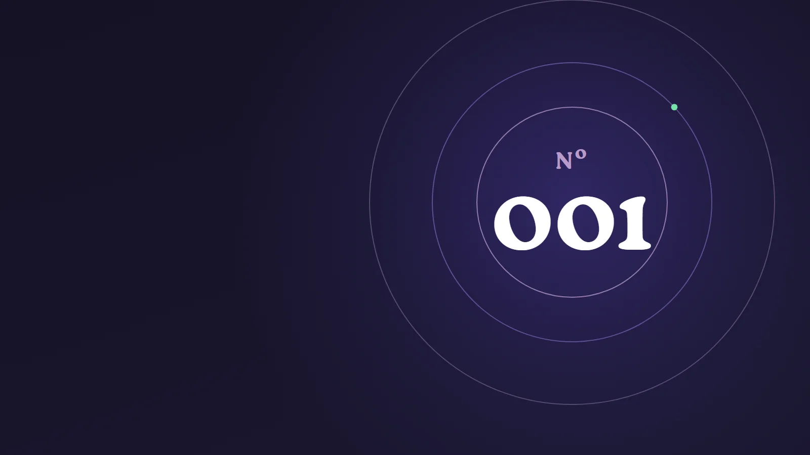Portada de Viernes Sin Límites número 001 con tres anillos concéntricos sobre fondo morado oscuro